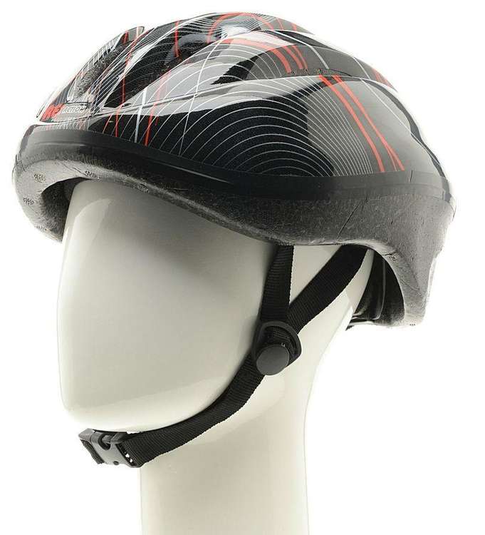 Шлем велосипедный RH113-BWR M - фото