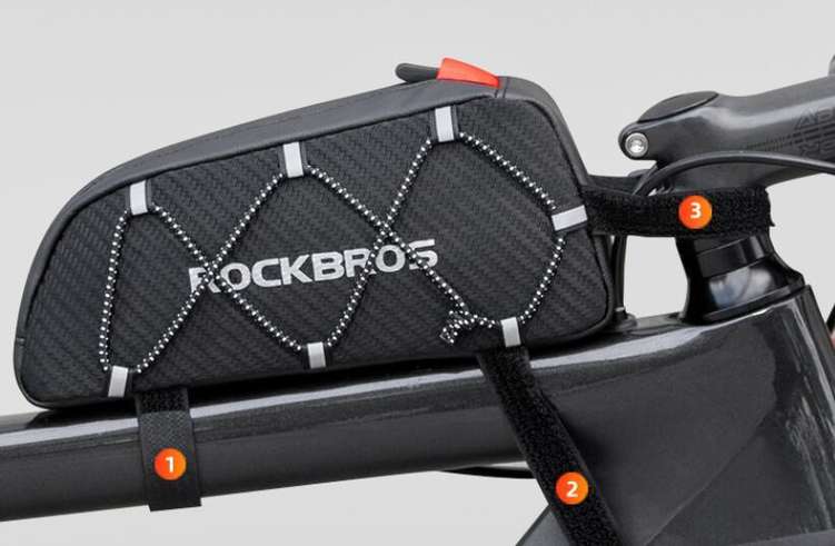 Велосипедная сумка Rockbros 039BK- Фото 10