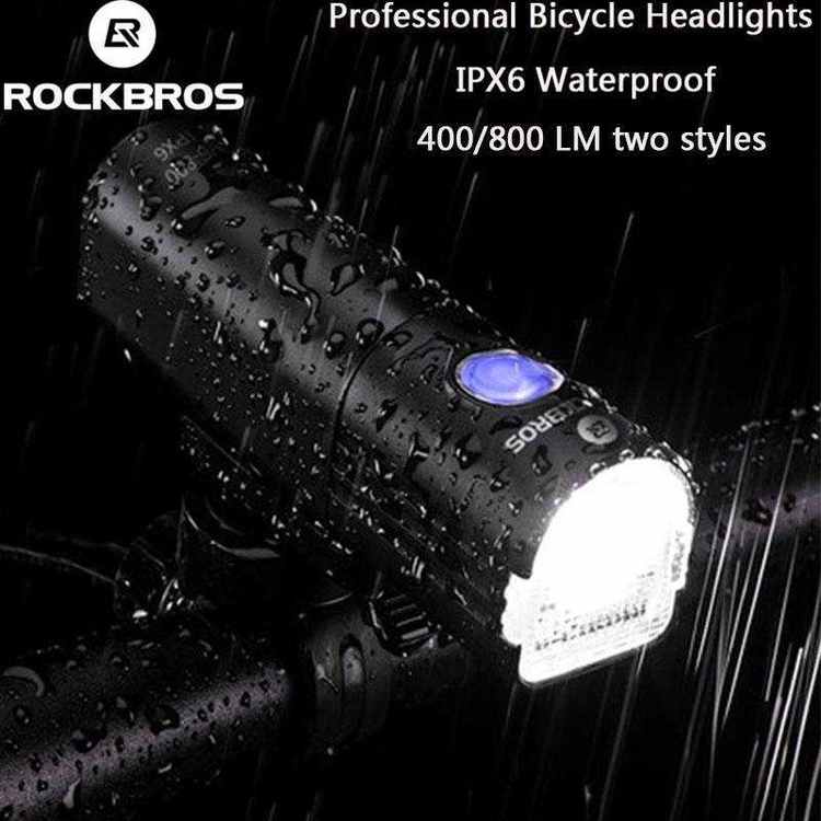 Фонарь велосипедный передний Rockbros V6-800 - фотография 3