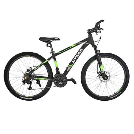 Велосипед HYGGE 2021 15 черно-зеленый