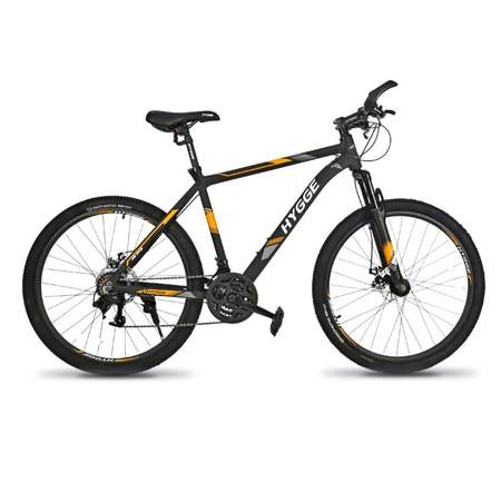 Велосипед HYGGE 2021 19 черно-оранжевый
