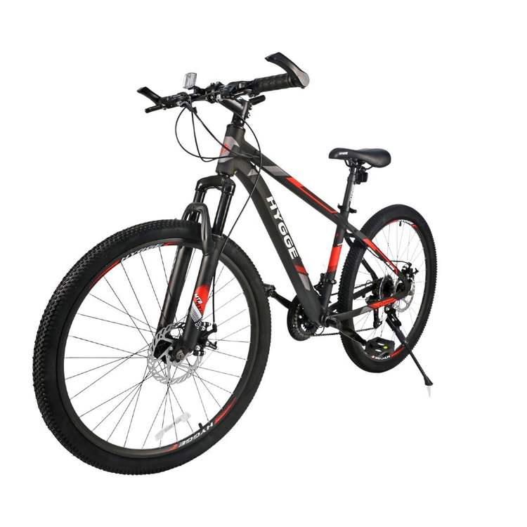 Велосипед HYGGE 2021 15 черно-красный - фотография 1
