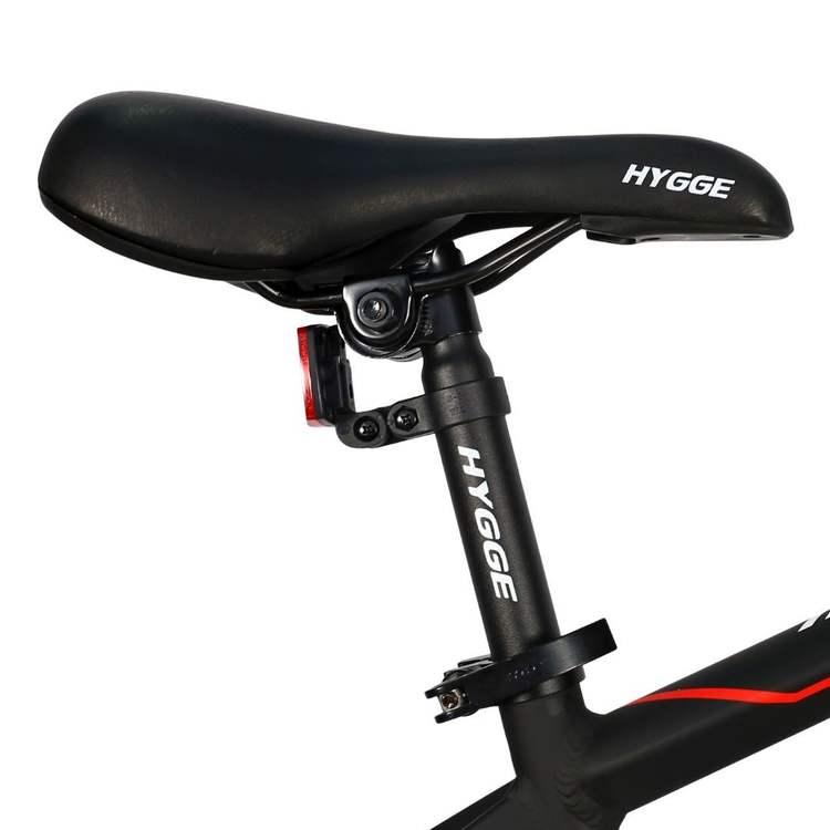 Велосипед HYGGE 2021 17 черно-красный - фотография 4