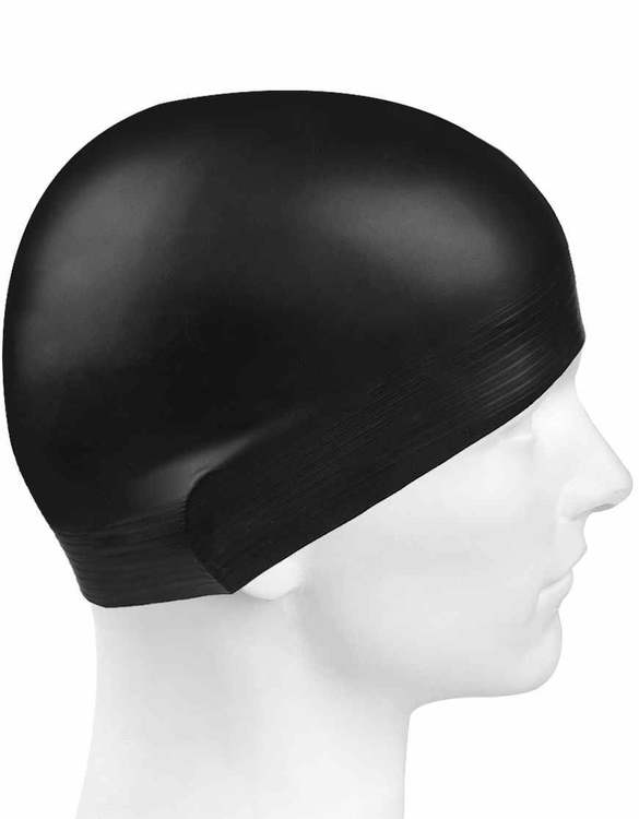 Латексная шапочка SOLID BLACK M0565 01 BLACK - фотография 1