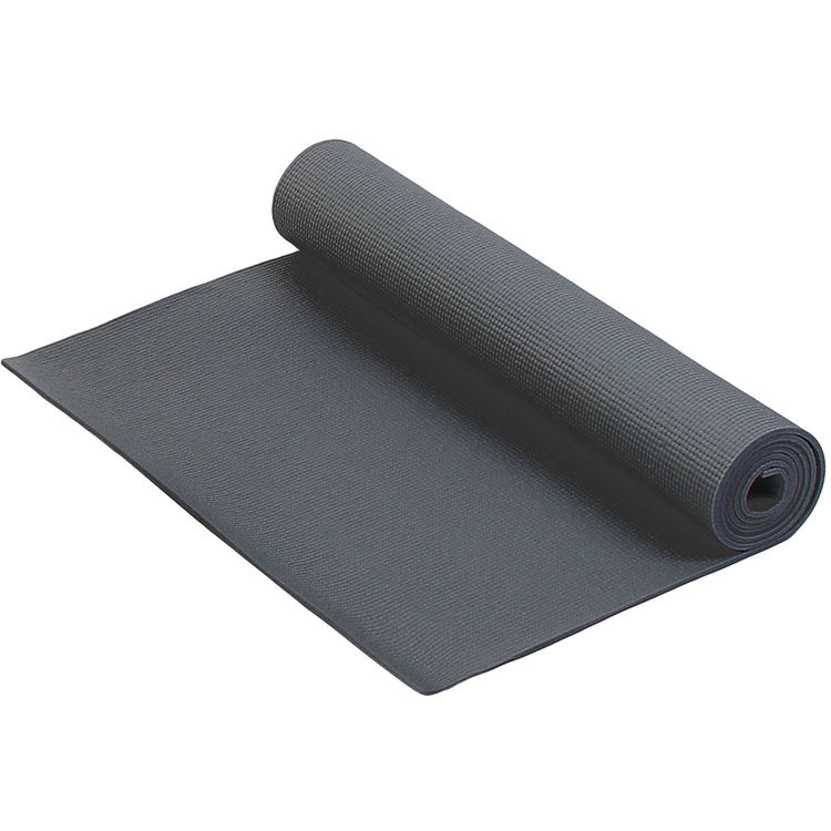 Коврик для фитнеса Larsen PVC 173x61x0,5 серый - фото